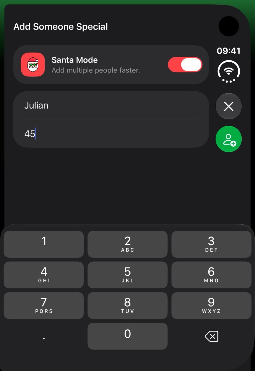 Organized lists screenshot
